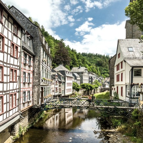 Fachwerkhäuser in Monschau, © Eifel-Tourismus GmbH, Dominik Ketz