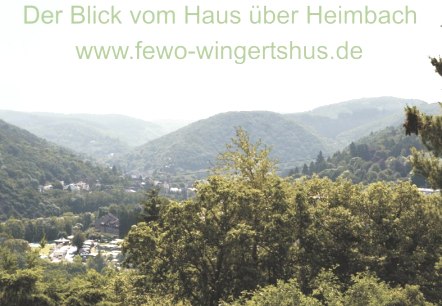 Blick vom Haus