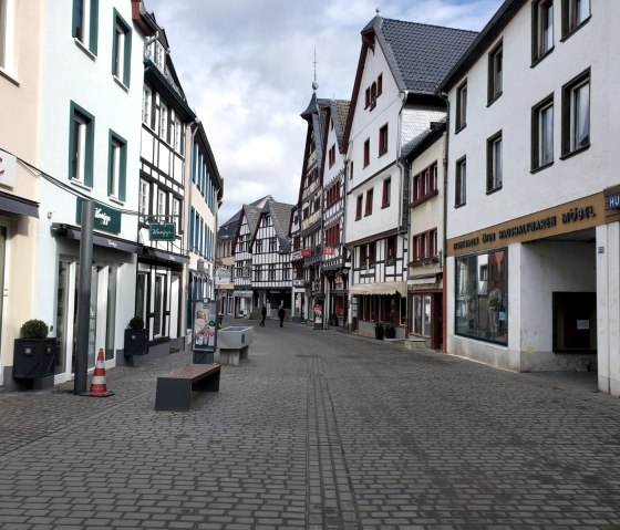 Pedestrian zone Bad Münstereifel, © Nordeifel Tourismus GmbH & Ferienwohnung Kleine Auszeit