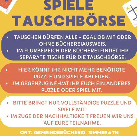 Spiele Tauschbörse(1)