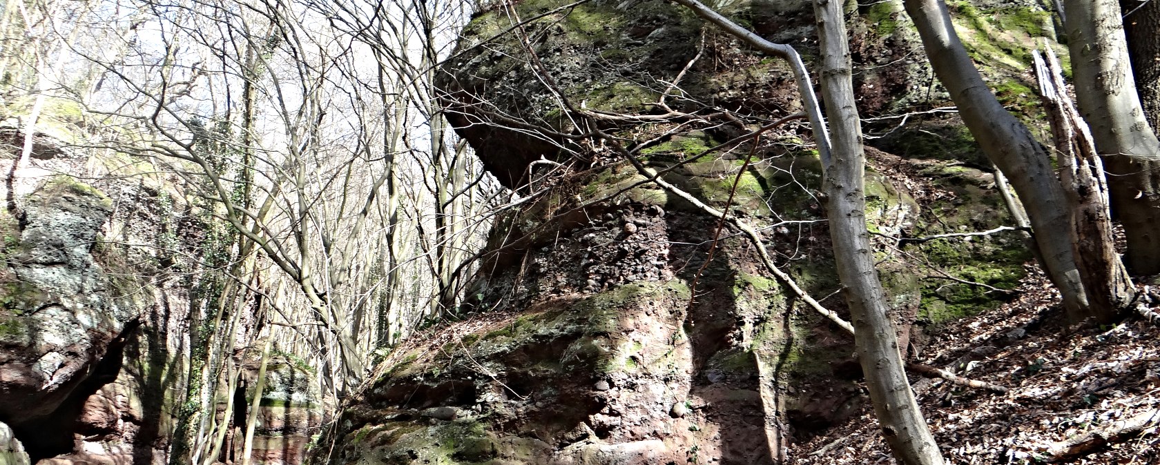 Hier findet man den Teufelstritt, © Karl-Heinz Rosenzweig, Der-eifelyeti.de, © Der-eifelyeti.de