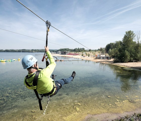 Flug über den See, © Seepark Zülpich