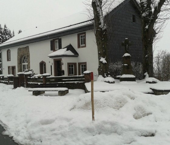 Eifelhaus im Winter, © Nordeifel Tourismus GmbH & Feriendomizil Eifelhaus Brenk