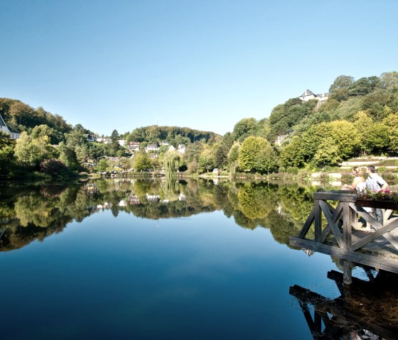 Blick auf den Weiher in Blankenheim am Ahr-Radweg, © Eifel Tourismus GmbH/D. Ketz