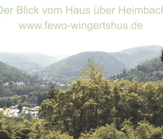 Blick vom Haus