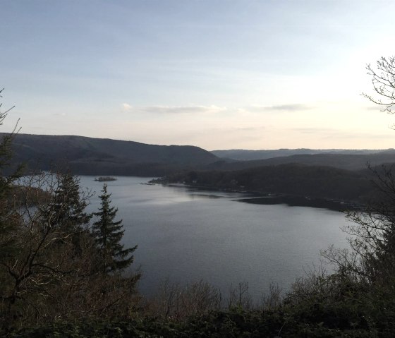 View of Obermaubach reservoir