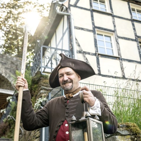 Stadtwächter in Monschau, © Eifel-Tourismus GmbH, Dominik Ketz