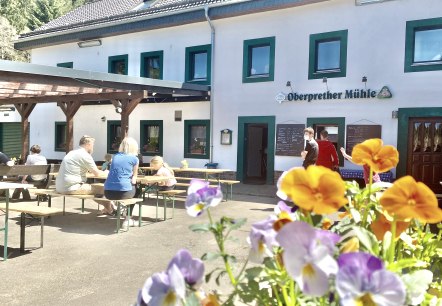 Biergarten der Oberprether Müle, © Oberprether Mühle UG