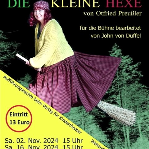 Die kleine Hexe - Programm, © Theater Akteur, Lars Klink