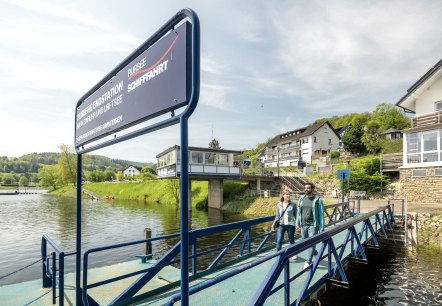 Anlegestelle in Rurberg, © Eifel-Tourismus GmbH, Dominik Ketz