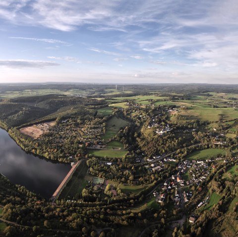 Luftbild Kronenburg, © Gemeinde Dahlem