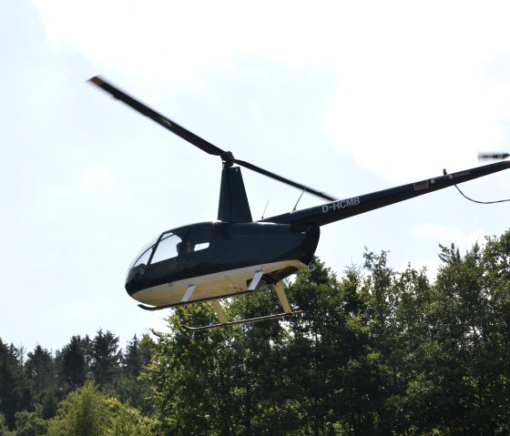 Hubschrauber-Rundflüge, © Orts- und Verkehrsverein Rurberg - Woffelsbach e.V.