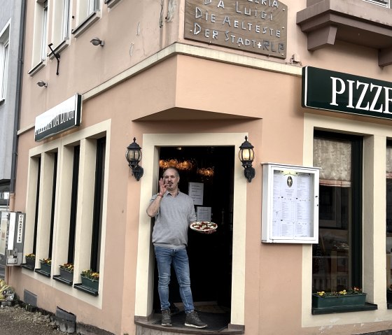 Da Luigi - Aussenansicht der ältesten Pizzeria RLP, © Ti Bitburger Land