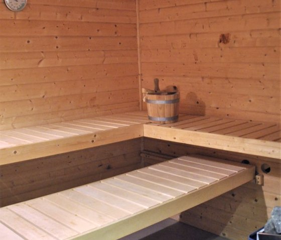 Unsere Sauna