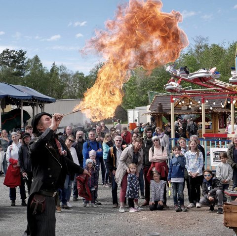 Jahrmarkt anno dazumal, © Hans-Theo Gerhards//LVR-Freilichtmuseum Kommern