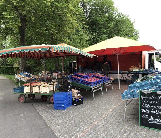 Marktstand der Familie Schmitz, © Rudi Schmitz