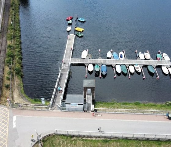 Tretbootverleihn Staubecken Obermaubach, © Tim's Beach Zülpich GmbH